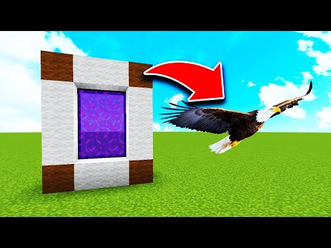 How To Make a Portal to the Eagle Dimension in MCPE (Minecraft PE)
