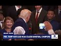Trump welcomes the University of Florida Gators men's basketball to the White House