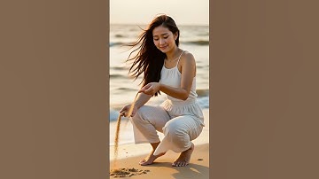 Chiều Hè Trên Bãi Biển  #aivideo