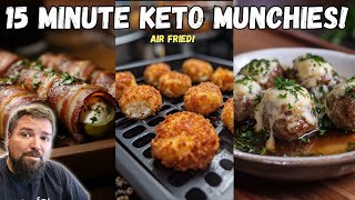 3 Simple MUST TRY Keto Air Fryer Recipes that you can make in 15 minutes or less!
