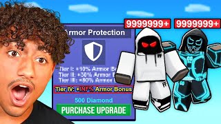 We Became Overpowered With Tier 4 Upgrades.. Roblox Bedwars