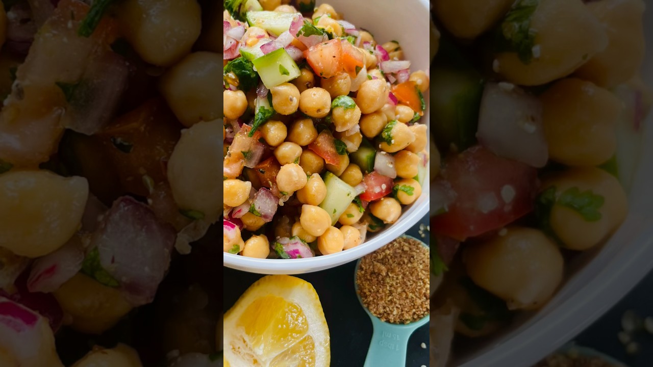 High Protein Chickpea salad 🥗