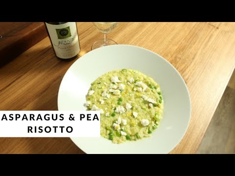 Asparagus & Pea Risotto by Michael Weldon