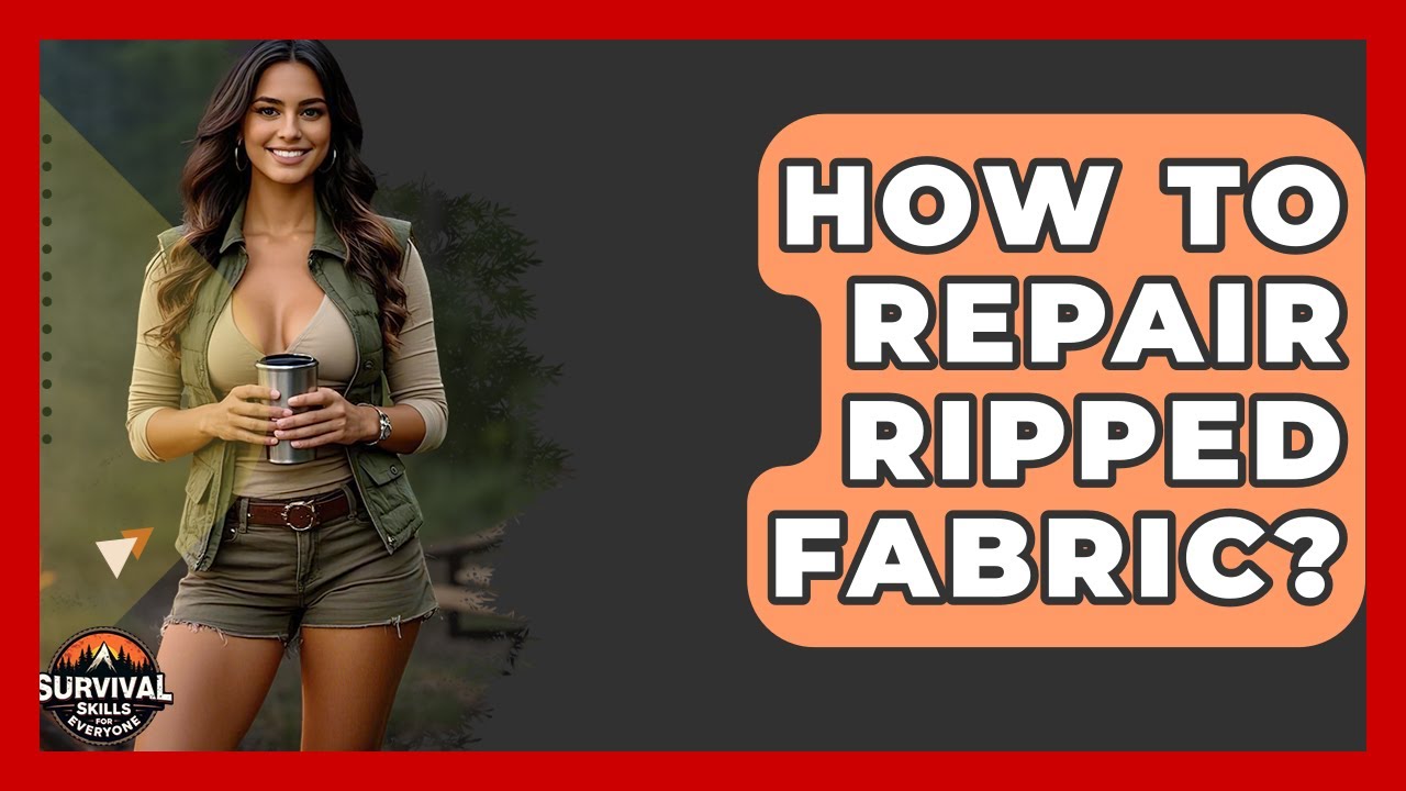 How To Repair Ripped Fabric? - Survival Skills for Everyone