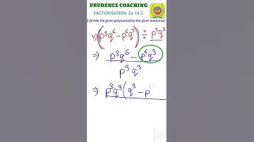 (p³q⁶-p⁶q³)÷p³q³ Divide #factorisation 14.3 sum2i class 8 NCERT maths #tricks #mathstricks