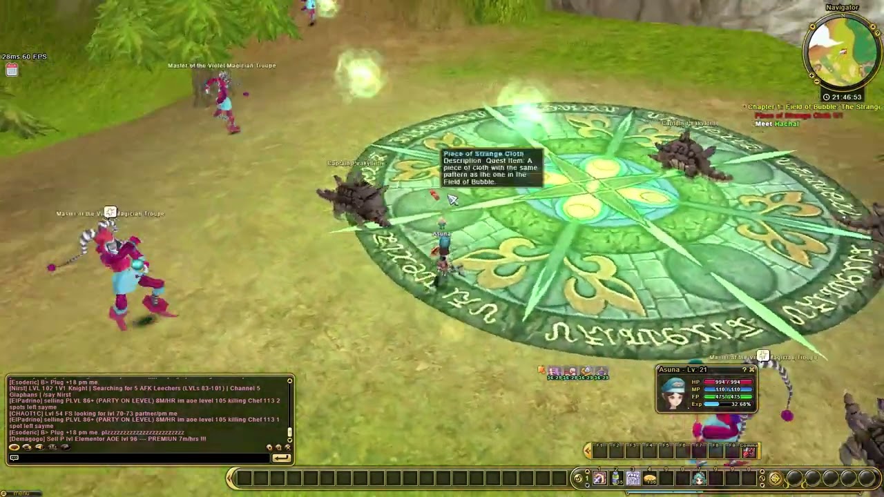 Flyff Universe | Quest Guide | Chapter 1: The Field of Bubble: The Strange Pattern