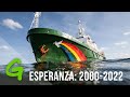 Greenpeace ship esperanza 20002022  the light of hope