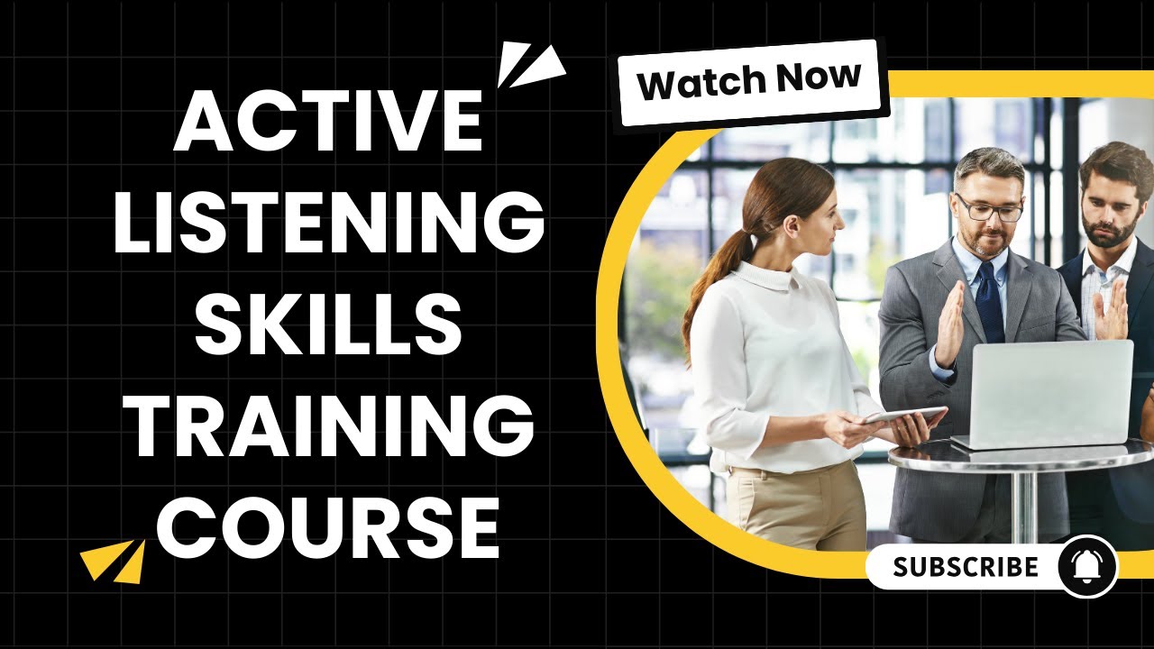 Active Listening Skills Training Course - YouTube