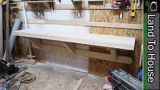 DIY Wall Mount Workbench  Build a Workshop #54