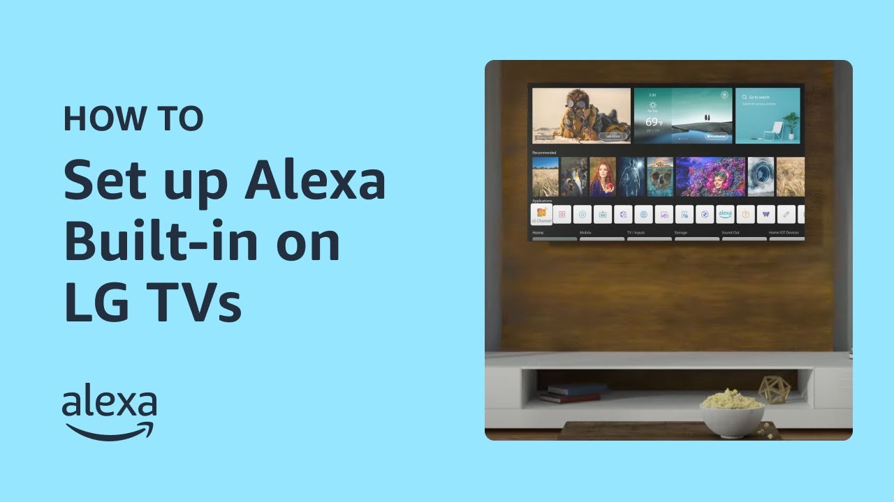 LG TV] - How to Use the TV Built-in  Alexa (WebOS22) 