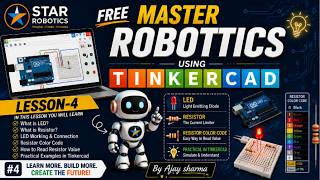 FREE Robotics Course | Lesson 4 | What is LED & Resistor | Resistor Color Code Explained