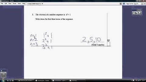 1) Edexcel GCSE Higher Tier Paper 4 - 1 June 2009 Q3
