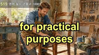 영어 필수 관용구 1000 #519: for practical purposes