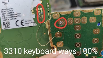 nokia 3310/ta-1030 call key not working