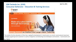 Stock Deep Dive - GSX Techedu Inc. (GSX)