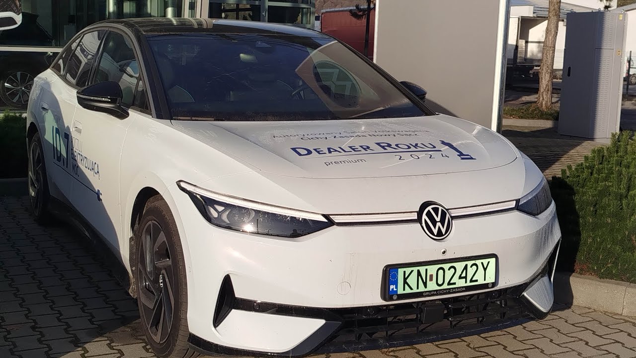 Volkswagen ID 7 77kWh zużycie i zasięg przy 90km/h 100km/h 110km/h 120km/h 130km/h 140km/h 150km/h