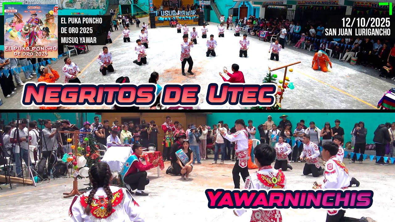 Negritos de Utec - Ayacucho - Yawarninchis / Puka Poncho de Oro 2025 Musuq Yawar