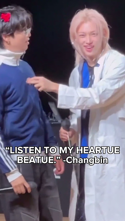 “LISTEN TO MY HEARTUE BEATUE.” -Changbin #hanjisung #felix #changbin #straykids #skz #fyp