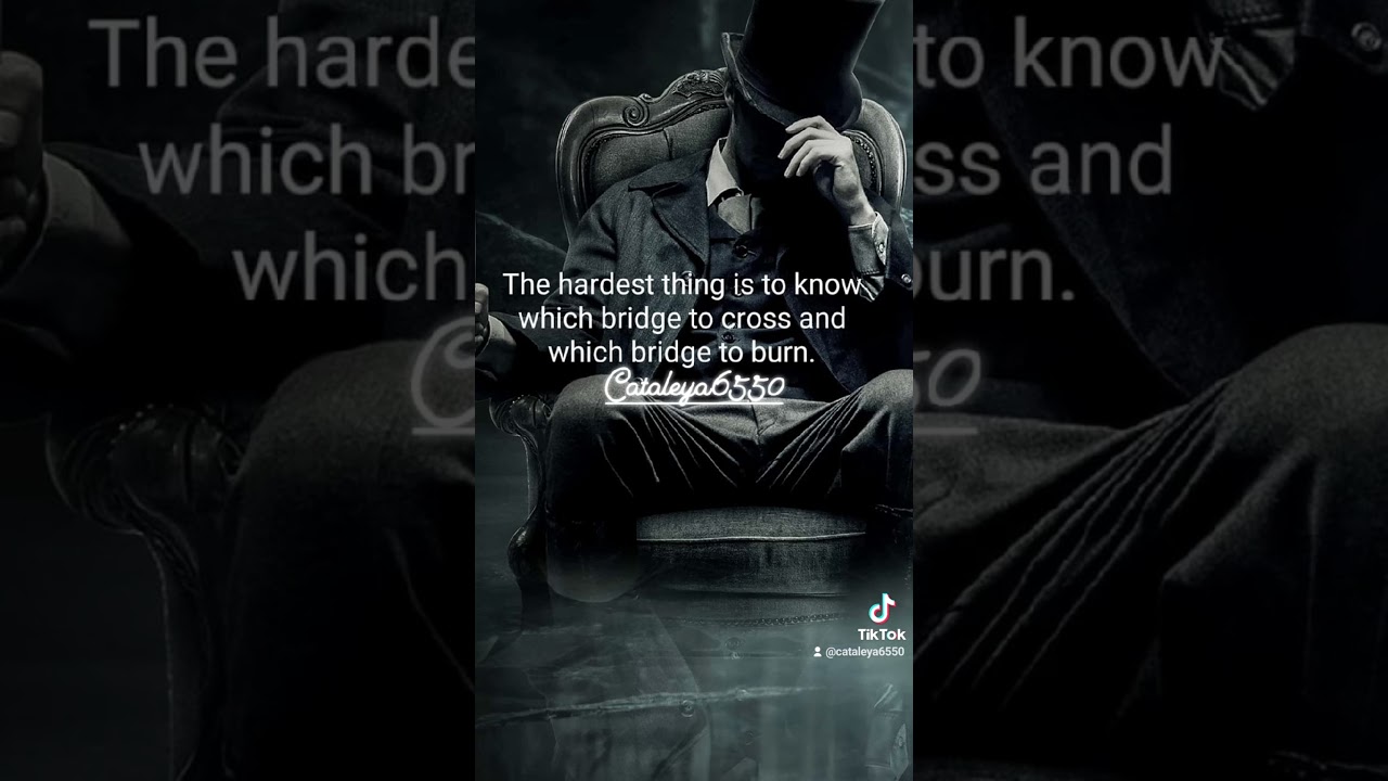 The hardest thing is to know  