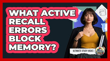 What Active Recall Errors Block Memory?
