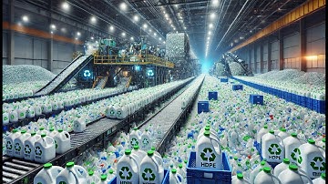 Inside the Factory Recycling 100 tons HDPE plastic every day