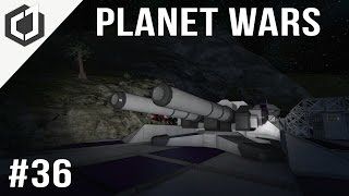 Space Engineers | Planet Wars - Ep 36 | GIANT CANNON!