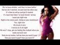 Lil Wayne - Drunk in love ft Christina Milian lyrics