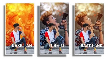 New Attitude double exposure status editing in kinemaster || New attitude status || Mr suraj Editing