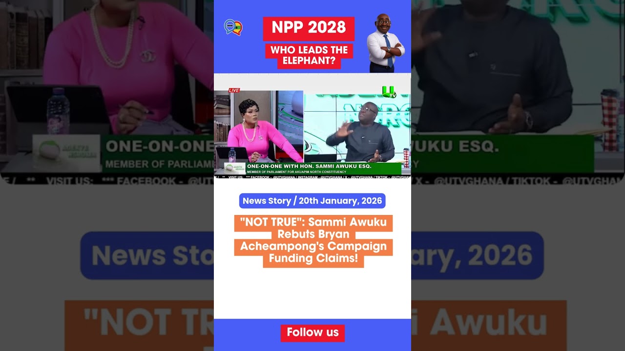 Sammi Awuku Rebuts Bryan Acheampong's Campaign Funding Claims! | Discuss Ghana