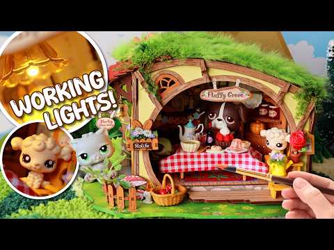 Making a Miniature Whimsical Forest Cottage for my LPS!