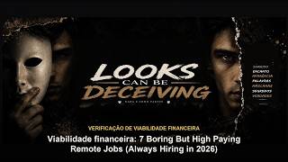 Viabilidade financeira: 7 Boring But High Paying Remote Jobs (Always Hiring in 2026)