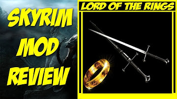 Skyrim Mod Review - Lord of the Rings Mods