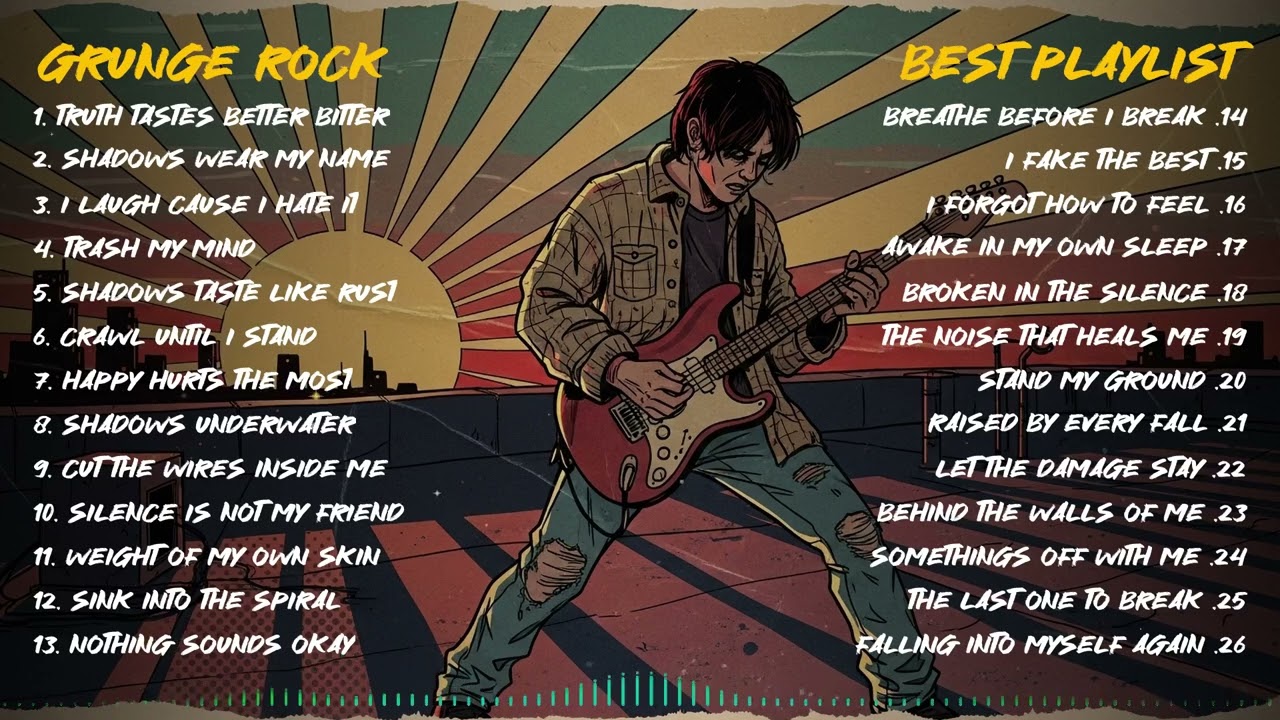 Grunge Songs Best Playlist – Powerful Grunge Rock Music Mix