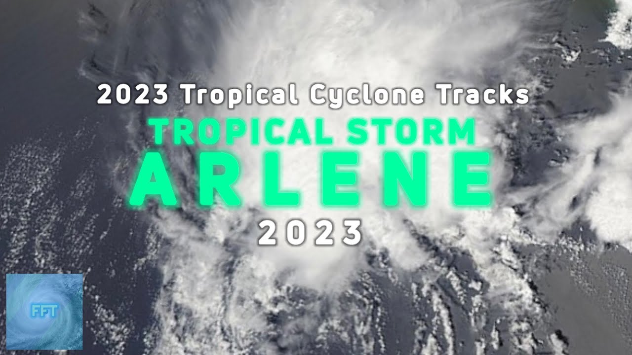 Track of Tropical Storm Arlene (2023) YouTube