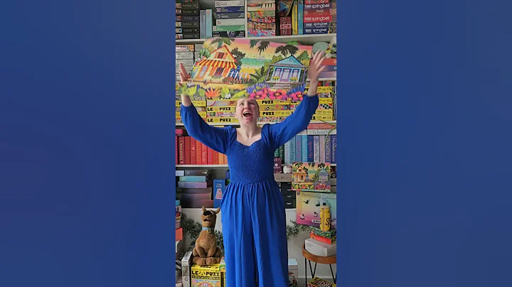 Picking up my new ‎⁨@Springbok-puzzles⁩  🐓 Key West Inspiration 🏝 #puzzles #shorts