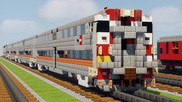 Minecraft Caltrain Gallery Bi-level Car Tutorial