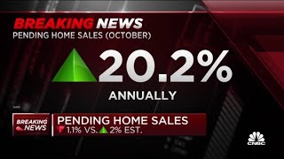Pending home sales fall unexpectedly in October