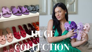 Huge Hermes Shoe Collection, Oran And Oasis Review Unboxing A New Pair Luxwithyuri