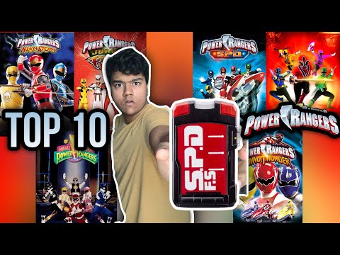 My Top 10 Favorite Power Rangers Shows!