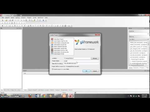 install codelobster dan yii framework