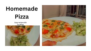 Homemade pizza ? | Pizza Dough Recipe | No Knead Recipe ?| Quick Recipe ??thesproutedkitchen