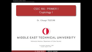 Celebrity CSEC 591 Primer I - Cryptology I: Block Ciphers Profile