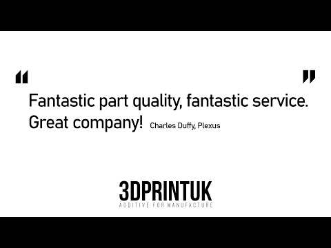 3D Printing Service London - A Production Partner that you don't need to think about. - video from 3DPRINTUK