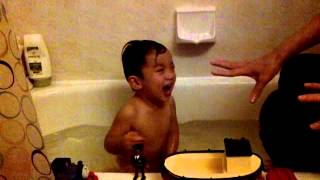 Splashing is fun!