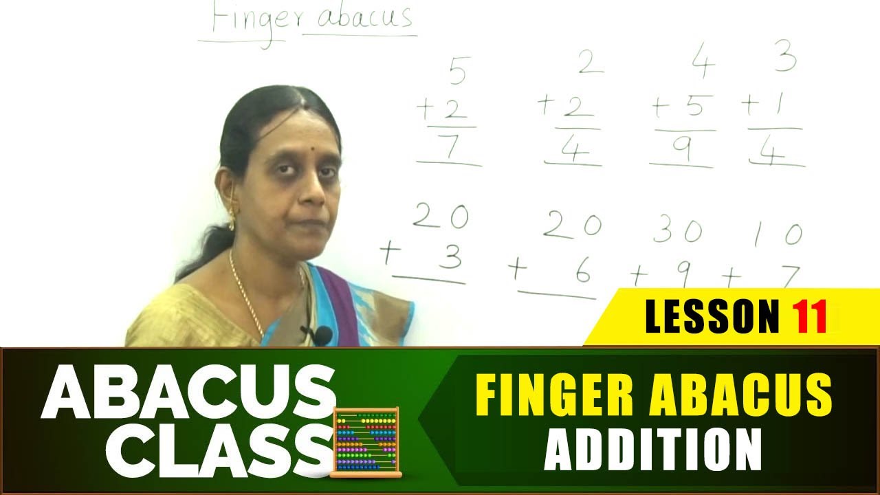 Abacus Class - Learn Finger Abacus - Addition | Learn basics Abacus | Beginners Abacus Lesson 11