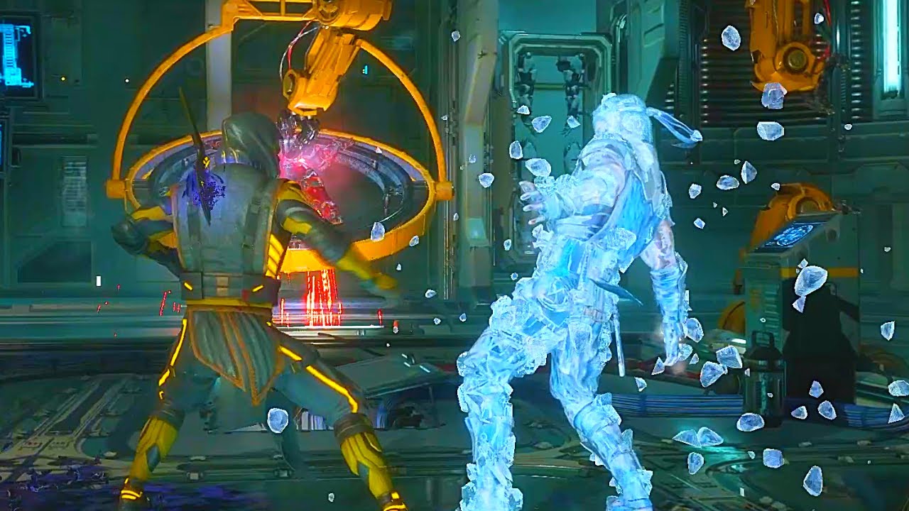Noob Saibot Combos + Ice Powers MK11 Mod YouTube