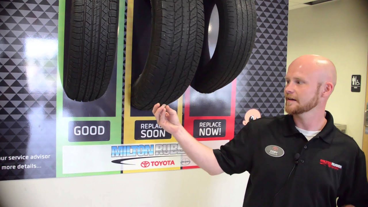 How To Tell When You Need New Tires at Milton Ruben Toyota with Cory