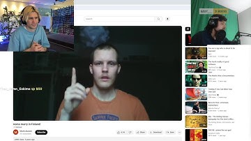 xQc reacts to Forsen reacting to Sanest Finland Resident