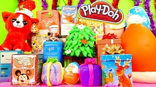 Play Doh Eggs Surprise Toys Christmas Videos Special Blind Boxes Kinder Joy Disney Cars Toy Club