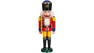 11201-1 Red King Nutcracker from Seiffener Volkskunst from Germany